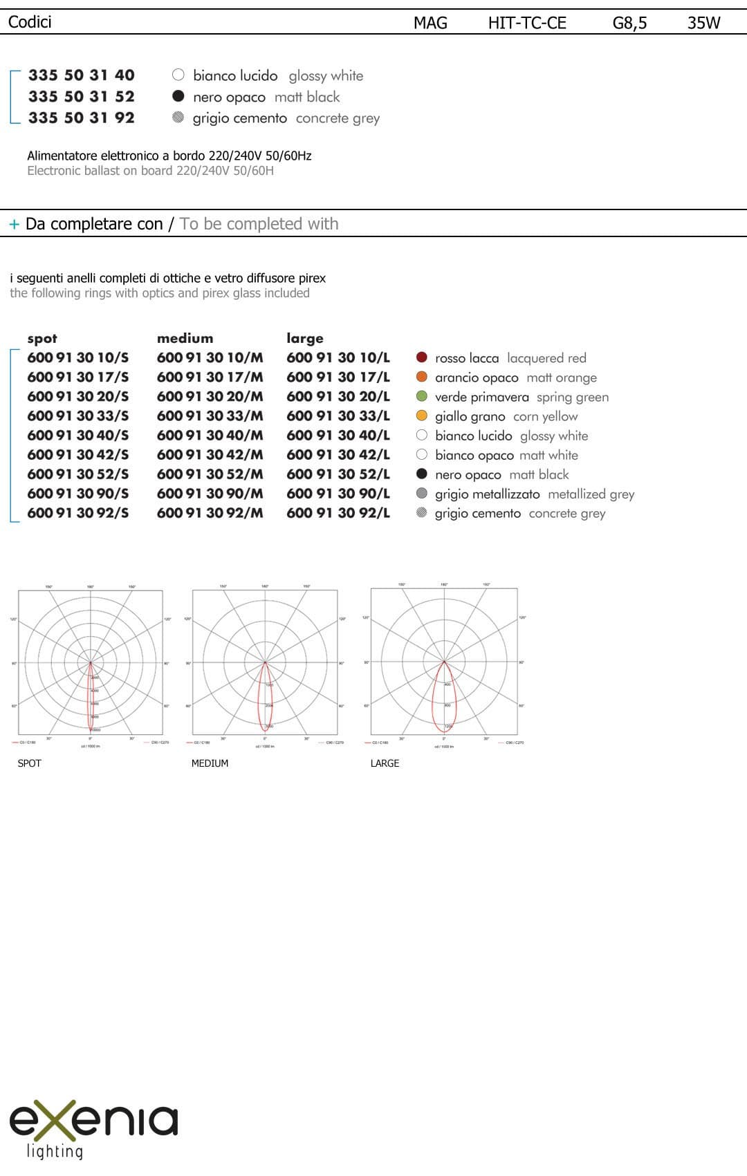 Подвесной светильник Exenia MAG 335503152 Exenia