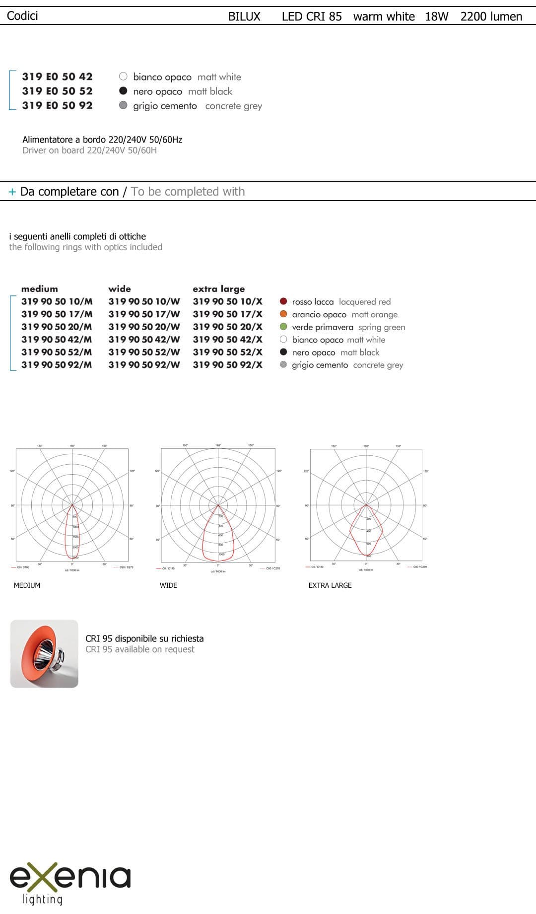 Трековый светодиодный светильник Exenia BILUX 319E05052 Exenia — фото 2
