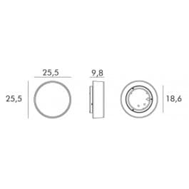 Потолочный светильник Exenia OPAL RONDA 315404001 Exenia