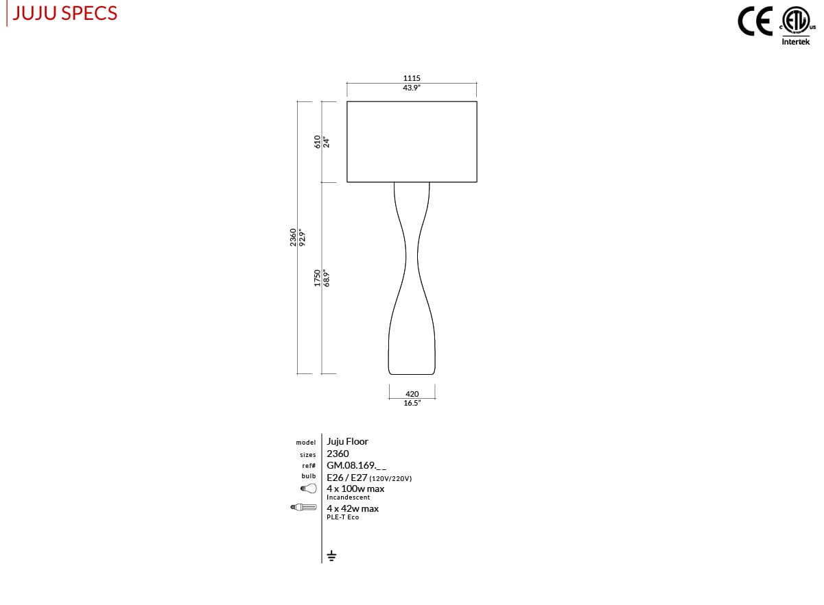 Торшер Viso JUJU Viso