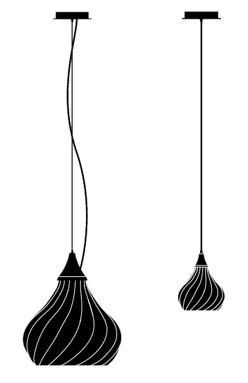 Подвесной светильник Viso Ruskii Twist Viso