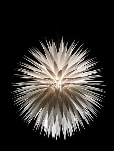 Подвесной светильник Jeremy Cole White Flax Flush Mount Jeremy Cole