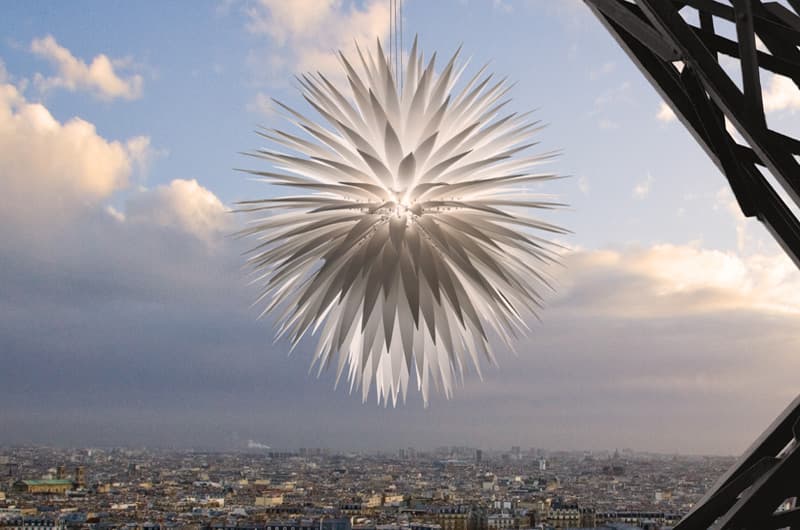 Подвесной светильник Jeremy Cole White Flax Flush Mount Jeremy Cole