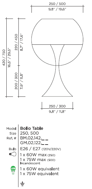 Настольная лампа Viso Bolio Table — фото 2
