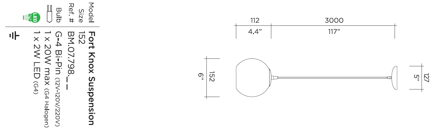 Подвесной светильник Viso Fort Knox Suspension Viso