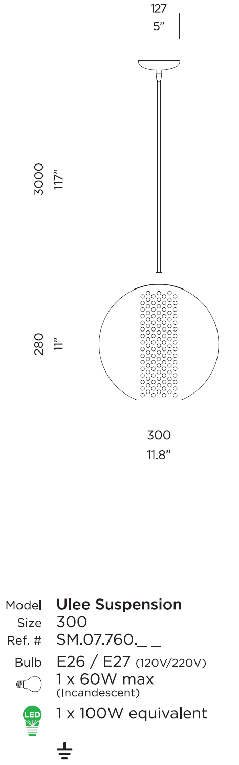 Подвесной светильник Viso Ulee Suspension Viso