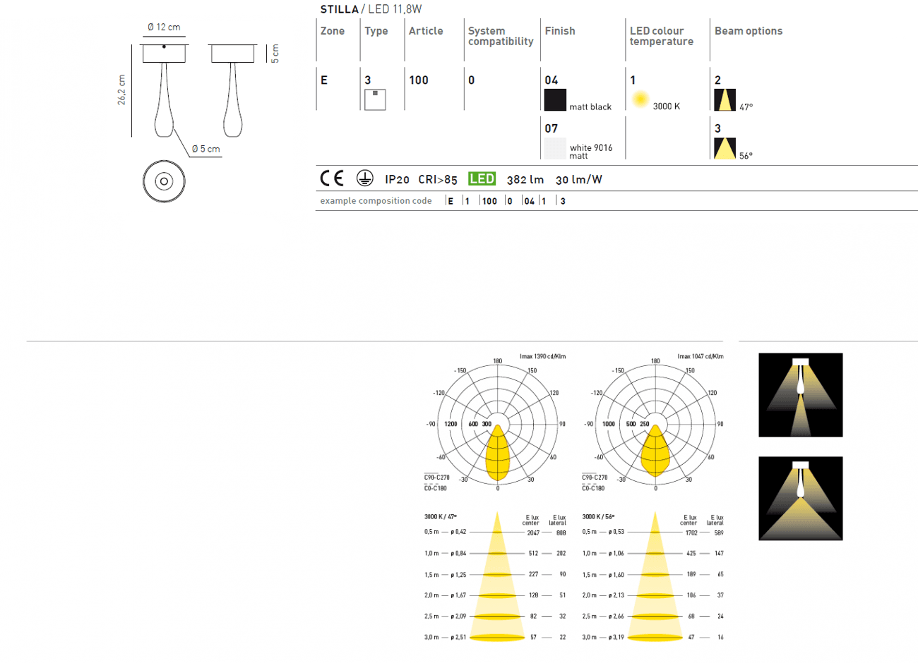 Потолочный светильник Axo Light (Mind-Led) Stilla Ceiling lamp Axo Light (Mind-Led)