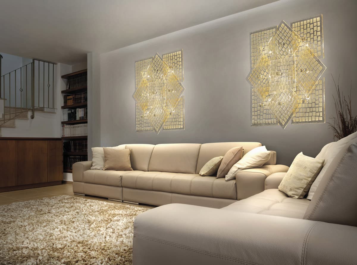 Настенно-потолочный светильник Glass and Glass Murano HABITAT CREATIVE SQUARE Glass and Glass Murano