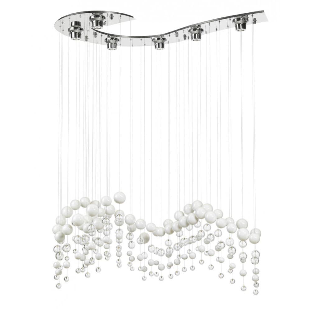 Подвесной светильник OR ILLUMINAZIONE 1024 CR CRISTALLO BIANCO