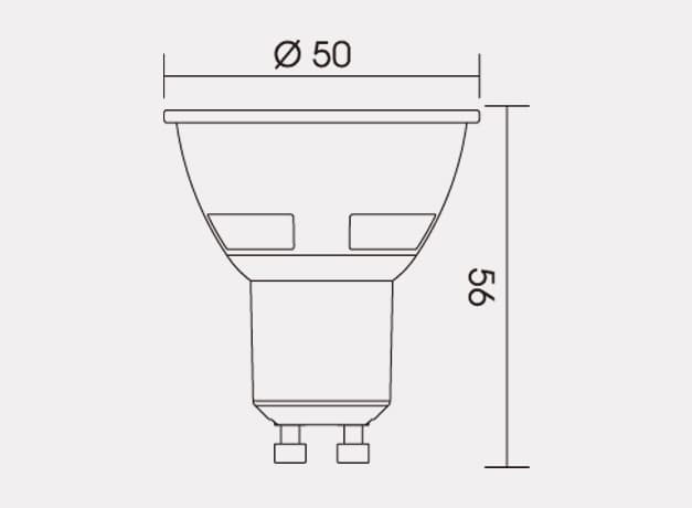 Лампочка SUNFLEX DIM TO WARM GU10 SUNFLEX