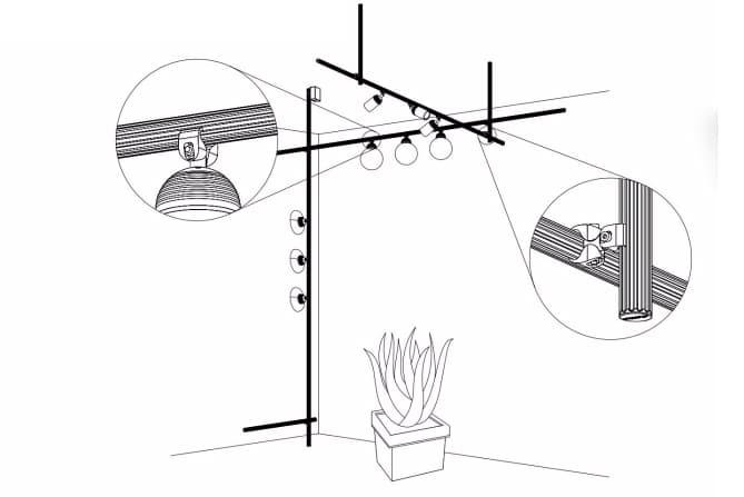 Трековый светодиодный светильник Fabbian Freeline F44 L11 02 Fabbian