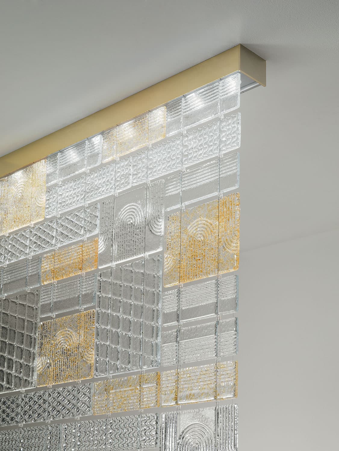 Подвесной светильник Fabbian Laminis LED STRIP - 1 GLASS WALL