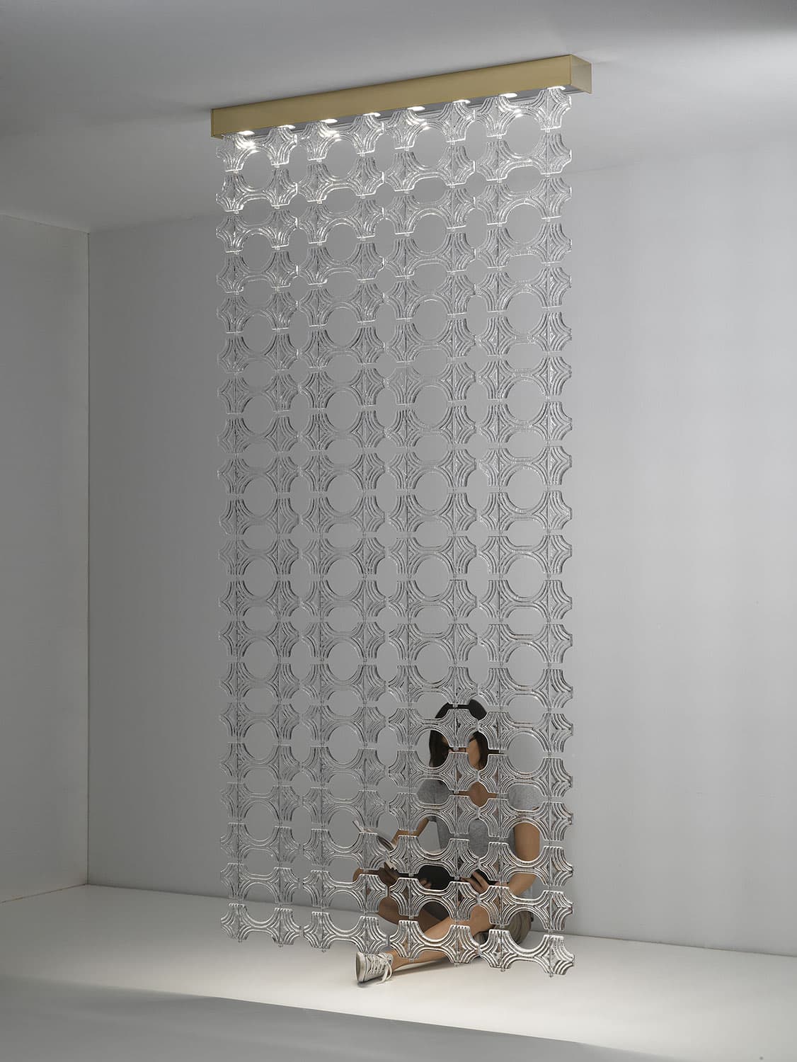 Подвесной светильник Fabbian Laminis LED STRIP - 1 GLASS WALL Fabbian