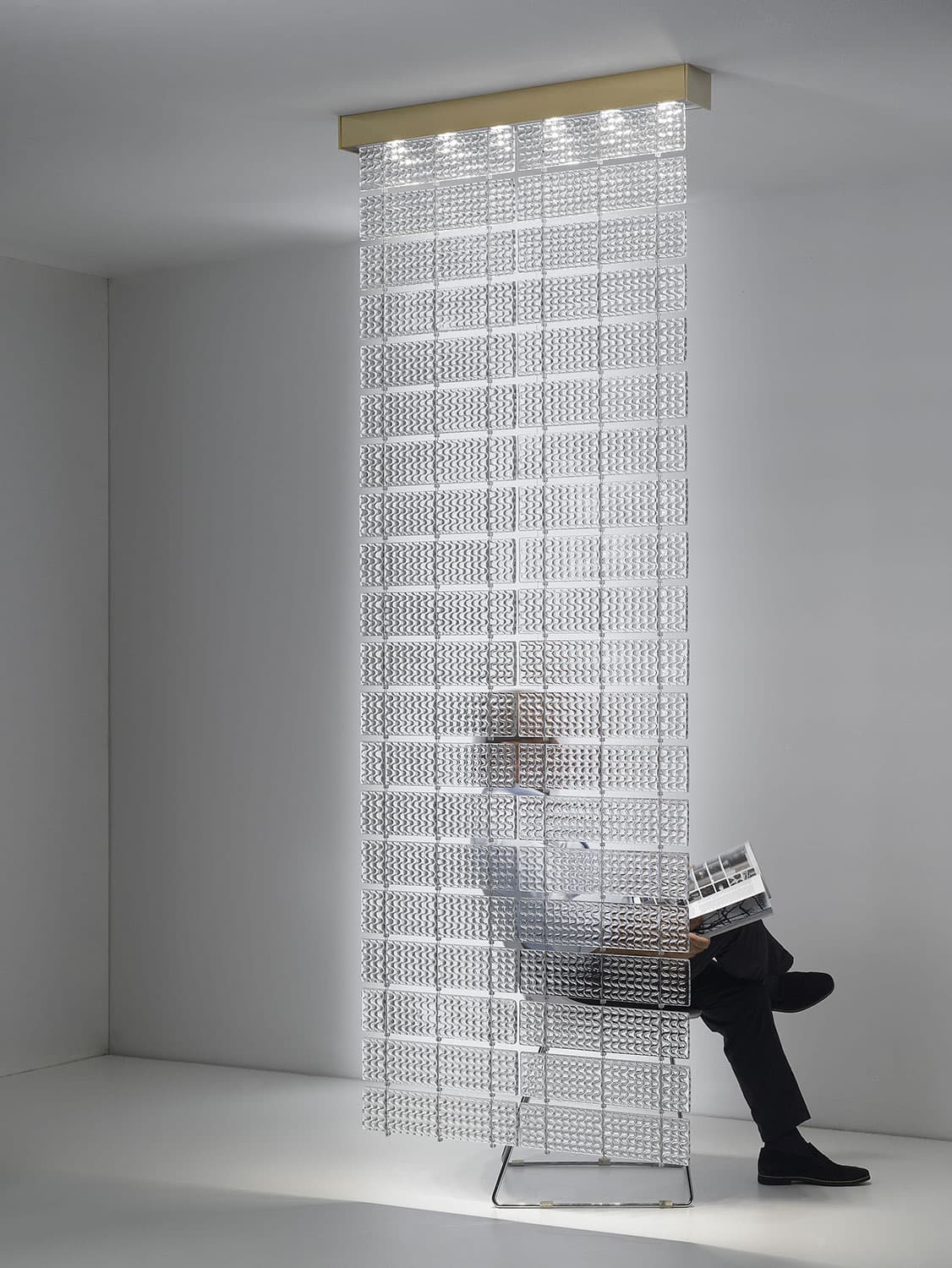 Подвесной светильник Fabbian Laminis LED STRIP - 1 GLASS WALL Fabbian