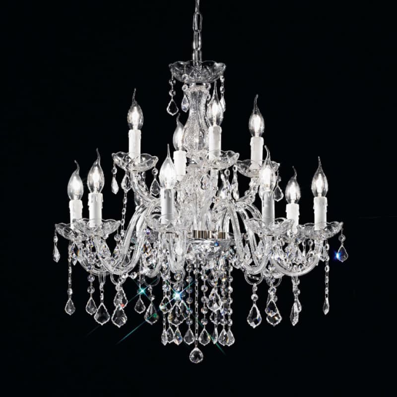 Люстра OR ILLUMINAZIONE 419/8+4 CR ASF OR ILLUMINAZIONE