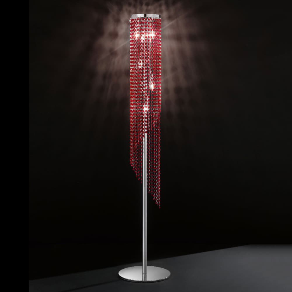 Торшер OR ILLUMINAZIONE 466/PT6 CR ASF ROSSO OR ILLUMINAZIONE