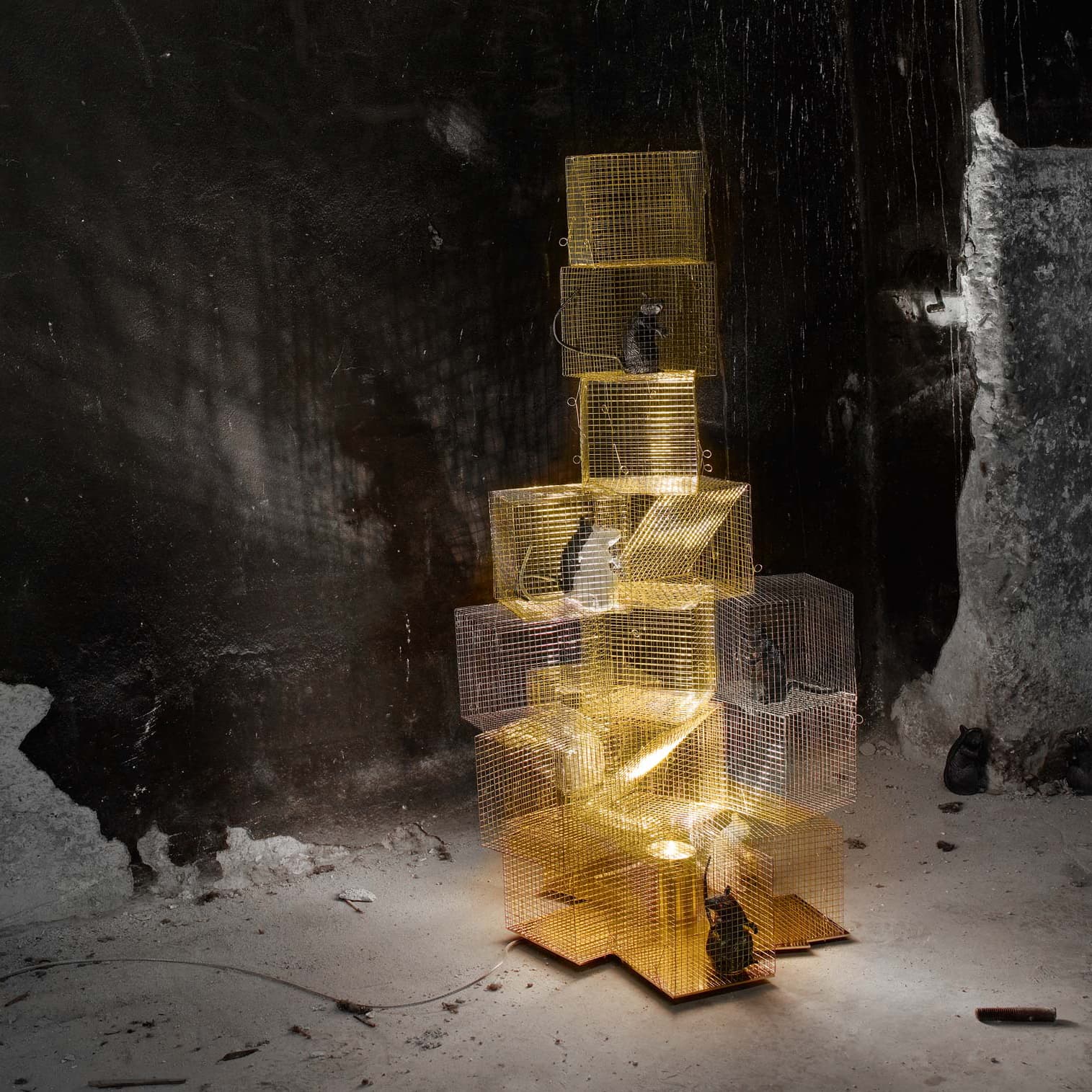 Настольный светильник Ingo Maurer Seven Rats Ingo Maurer