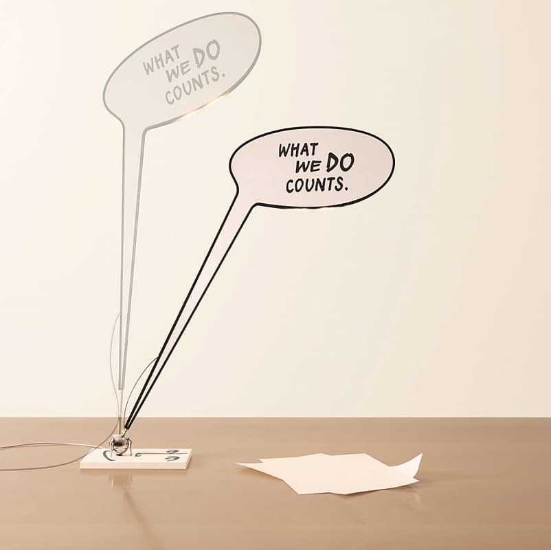 Настольная лампа Ingo Maurer What We Do Counts Ingo Maurer