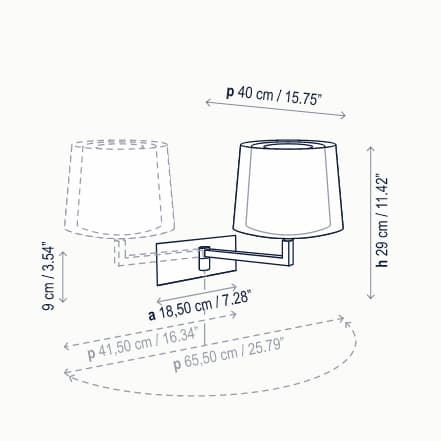 Настенный светильник Bover Basik 02 Bover