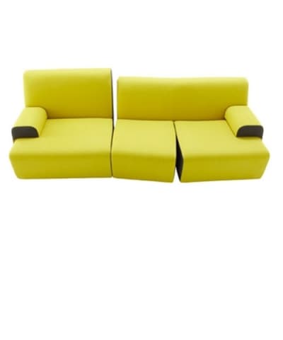 Ligne Roset ENTAILLES 3-seat settee with 2 arms