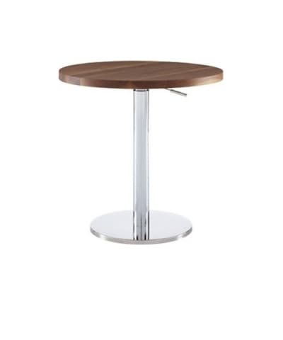 Ligne Roset BOBINE Height-adjustable table, walnut