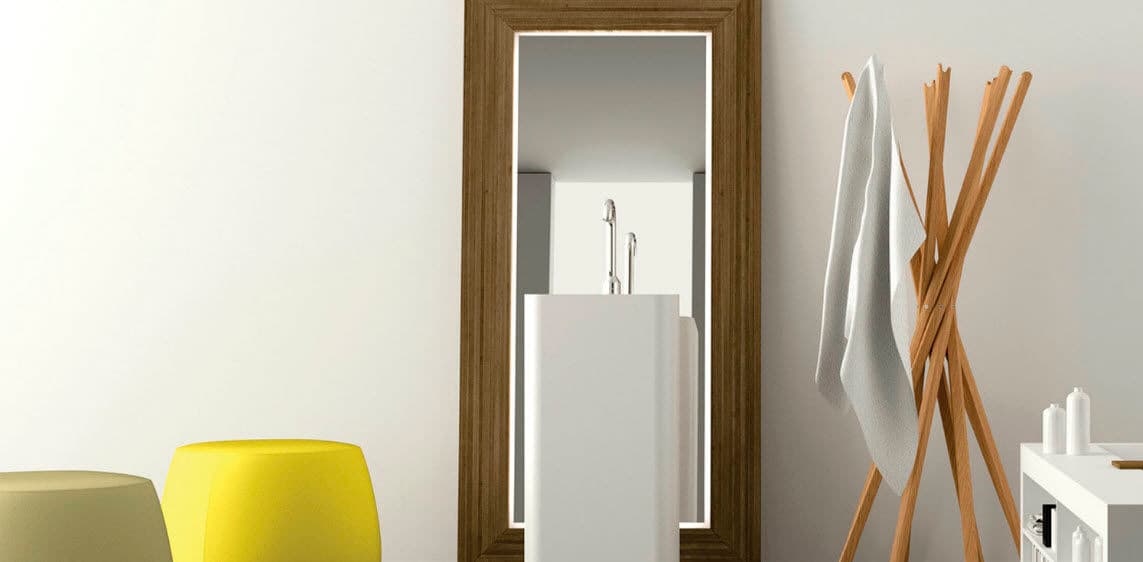 Moma Design Mirr wood LED