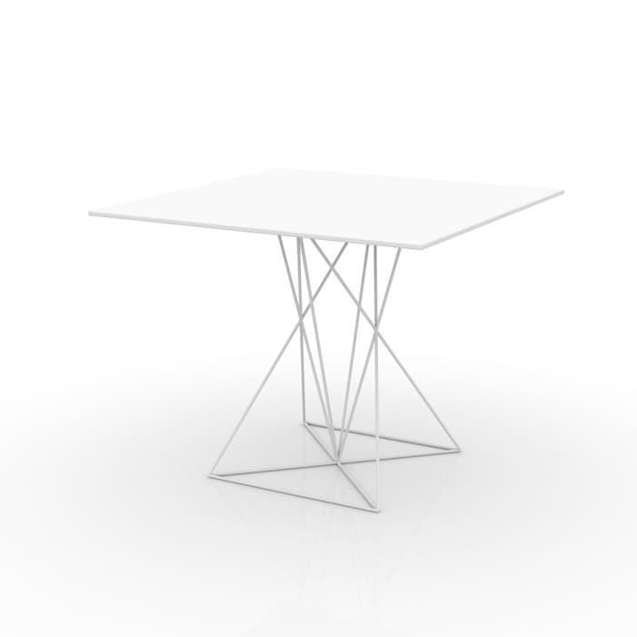Vondom FAZ SQUARE TABLE STAINLESS BASE