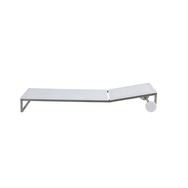Gandia Blasco LUNA chaiselongue castors