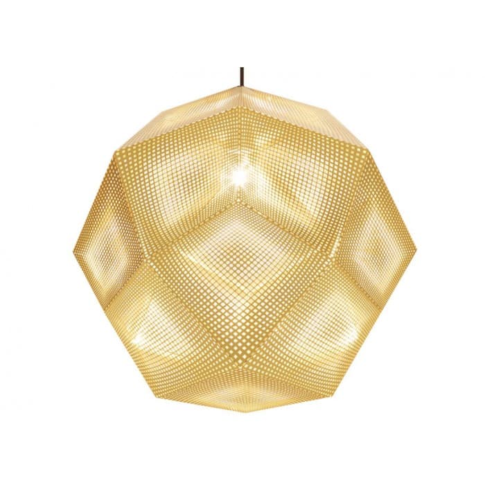 Подвесной светильник Tom Dixon Etch Shade 50cm Brass