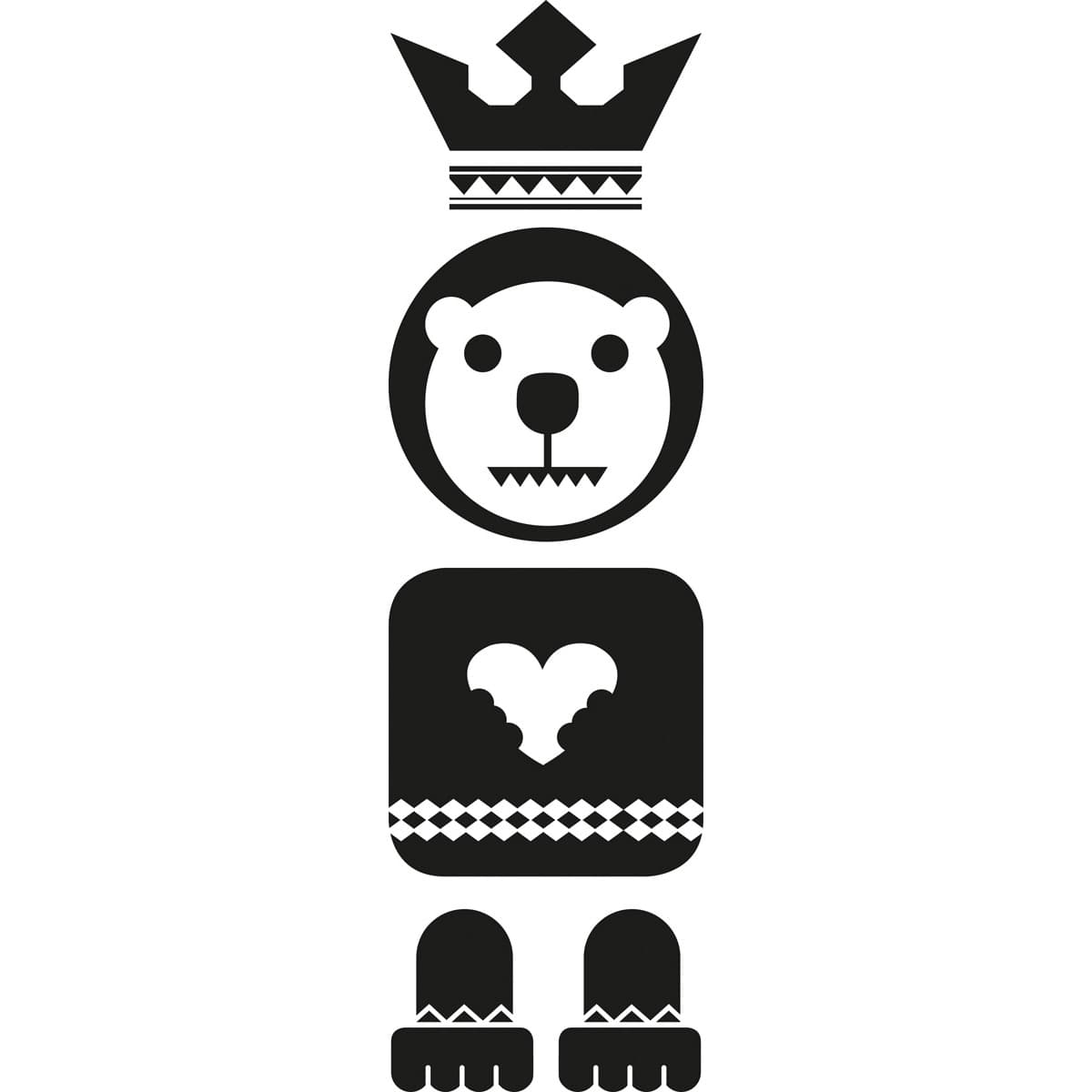 STICKER TOTEM BEAR SLV