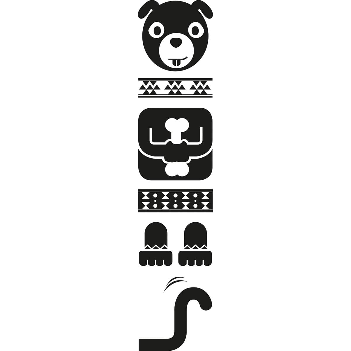 STICKER TOTEM DOG SLV