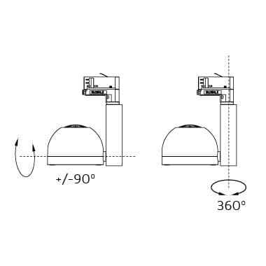 Трековый светильник Forma Lighting Moto-Palla FormaLighting