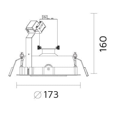 Встраиваемый светильник Forma Gimbalo FormaLighting