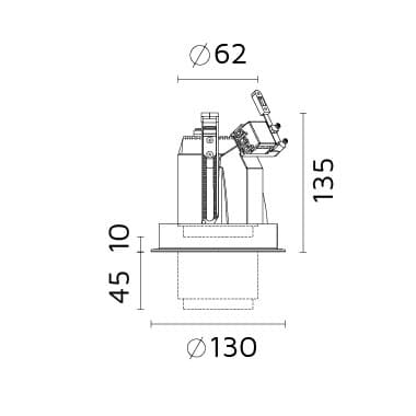 Встраиваемый светильник Forma Iride FormaLighting