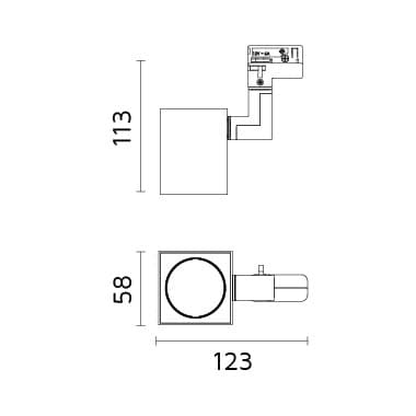 Трековый светильник Forma Lighting Dado FormaLighting