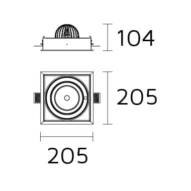 Встраиваемый светильник Forma Lighting Moto-MultiGimbalo FormaLighting