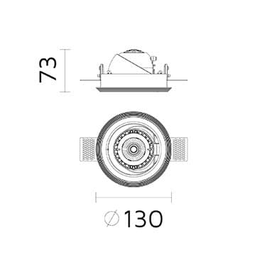 Встраиваемый светильник Forma Lighting Palla Round In-Out FormaLighting