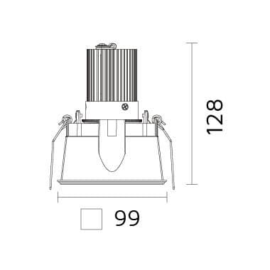 Встраиваемый светильник Forma Punto FormaLighting