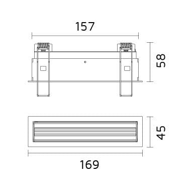 Встраиваемый светильник Forma Lighting Polaris Wallwasher FormaLighting