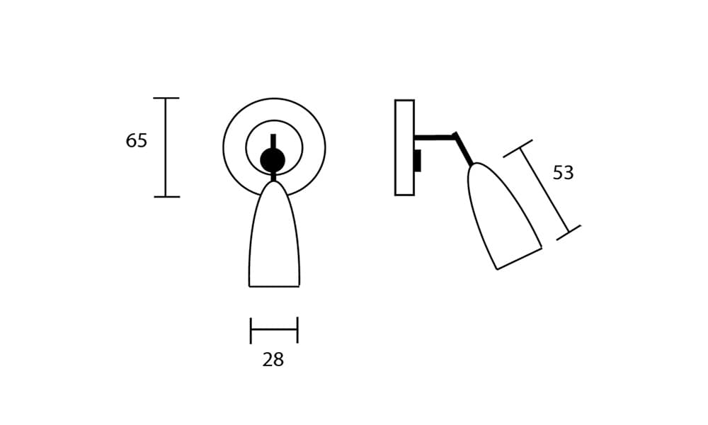 Настенный светильник Heathfield & Co Dinah 1 Watt LED Reading Light HEATHFIELD & Co