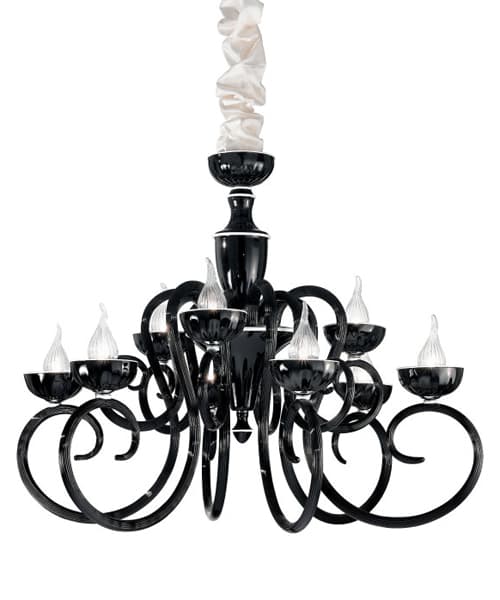 Люстра IDL Baroque 449/6+3 nero IDL