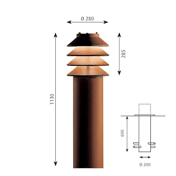 Осветительный столб Louis Poulsen Bysted Louis Poulsen