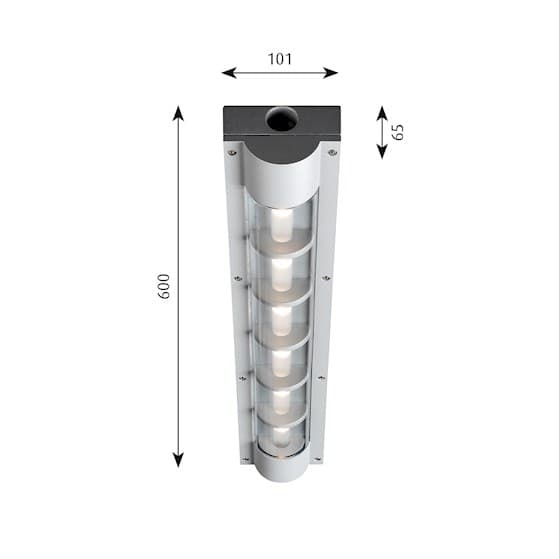 Уличный потолочный светильник Louis Poulsen AL 600 Louis Poulsen