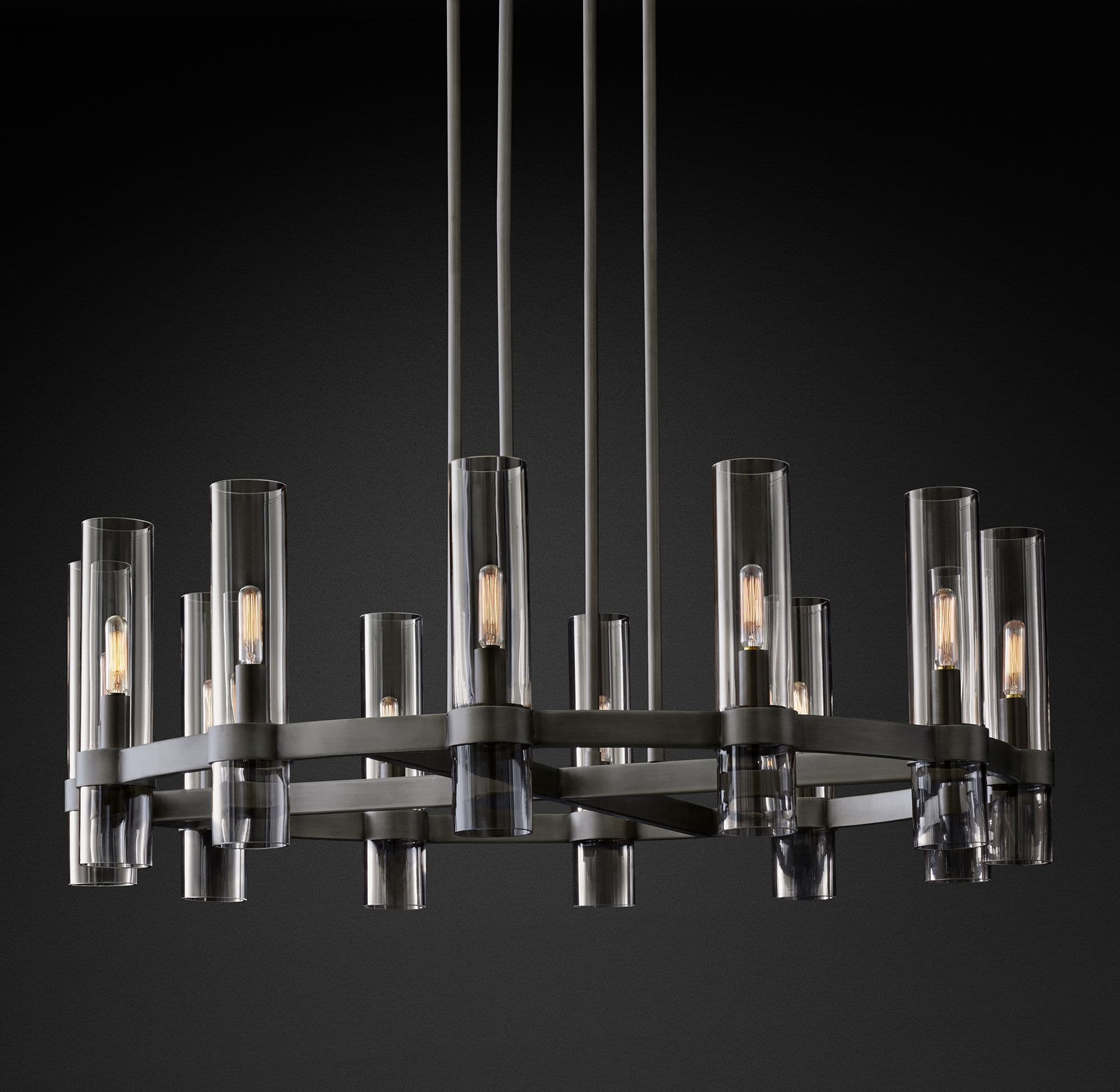 RAVELLE ROUND CHANDELIER 36"