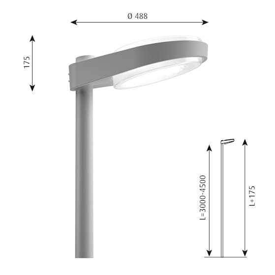 Уличный фонарь Louis Poulsen LP Capsule Louis Poulsen