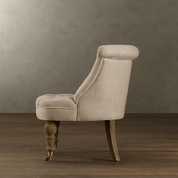 Restoration Hardware Sophie Tufted Slipper Chair