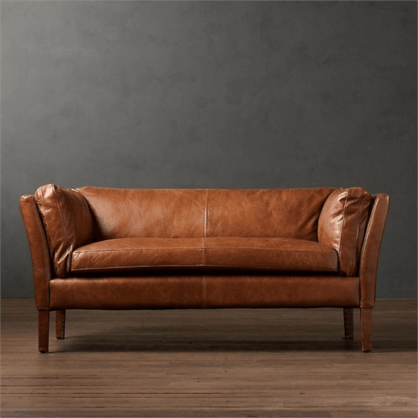 Restoration Hardware Sorensen Leather Sofa