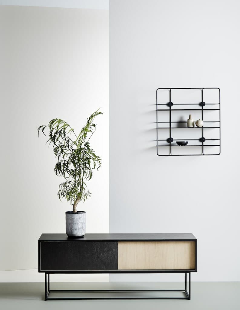 Тумбочка WOUD Virka sideboard, low