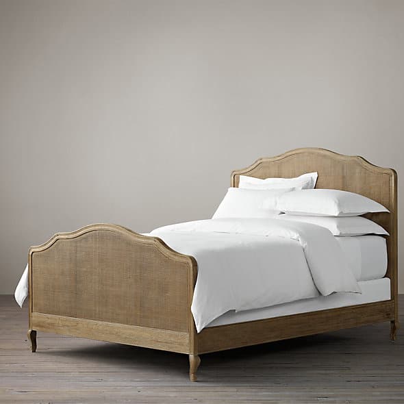 Restoration Hardware Lorraine Caned Bed