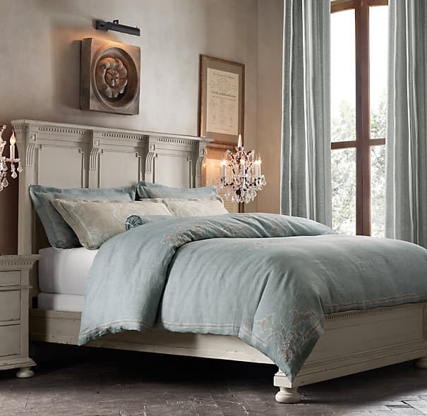Restoration Hardware St. James Framed Panel Bed